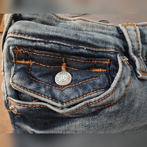 True Religion Jennie Curvy Midrise Super Skinny Jeans Size 28 - Picture 10 of 10